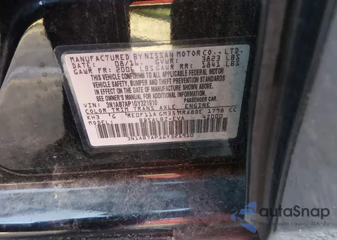 2016 Nissan Sentra S z USA, uszkodzony, nr VIN 3N1AB7AP1GY321910